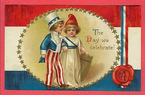 4thofJuly 4th of July Post Card