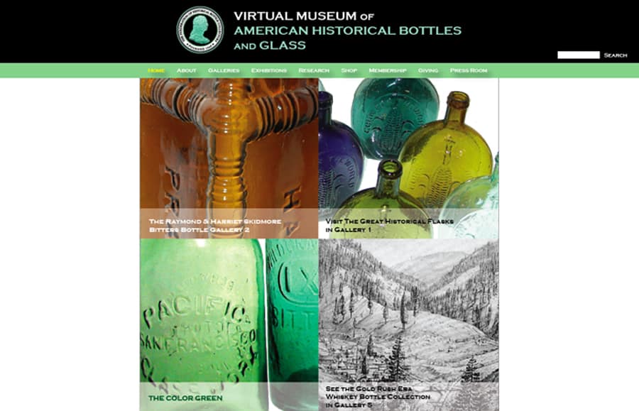 virtual museum home page
