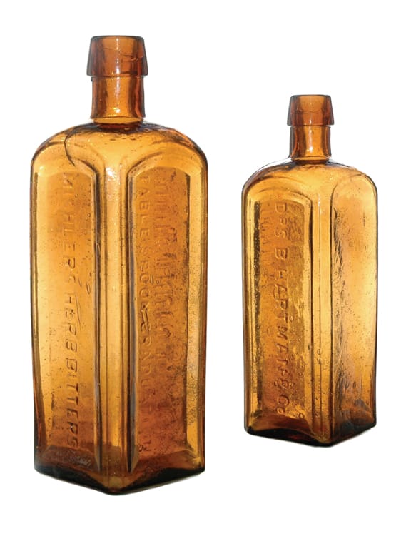 M 99 Mishler's Herb Bitters (un-fancy square) - Meyer Collection