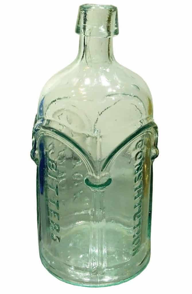 Constitution Bitters The oldest Figural Bitters? Peachridge Glass