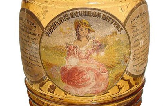 Greeley's Bourbon Bitters Label