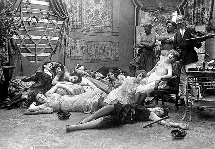 opium party 1918