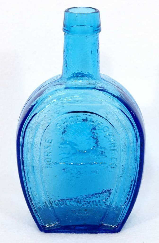 The wonderful Horse Shoe Bitters from Collinsville, Illinois Peachridge Glass
