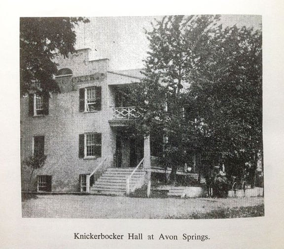 Knickerbocker hall at Avon Springs