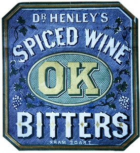 HenleysSpicedWineBittersLabel