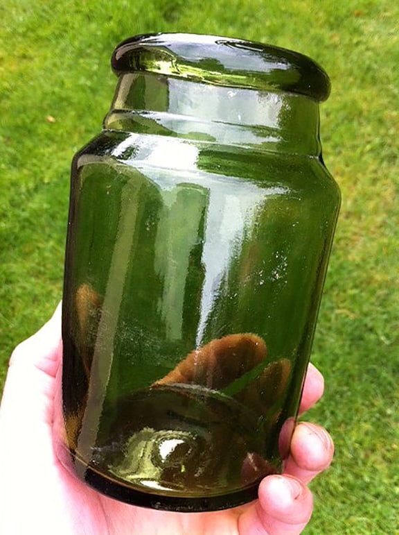 Preserve Jar in Green  Large size