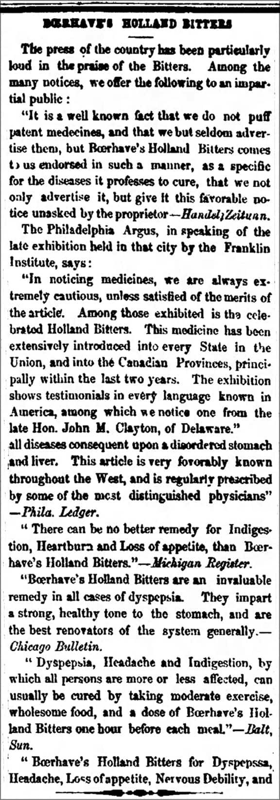 Boerhaves_Dawson_s_Fort_Wayne_Weekly_Times_Wed__Jan_11__1860_