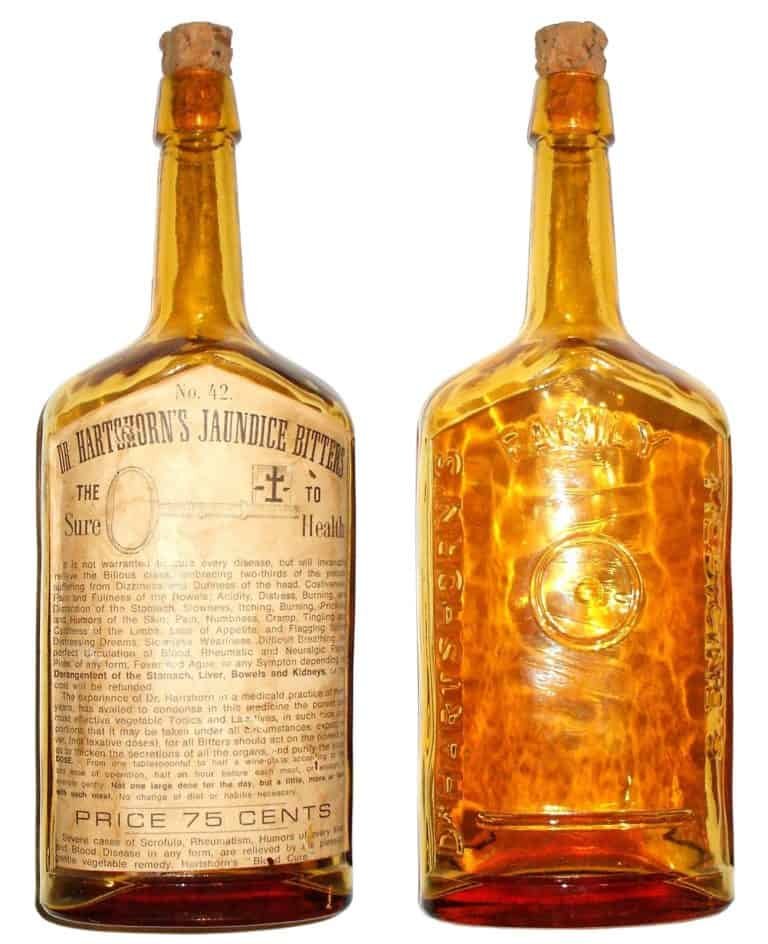 Edward H. Hartshorn Hartshorn’s Family Medicines Peachridge Glass