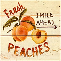 Fresh Peaches Crate: 1 Mile Ahead